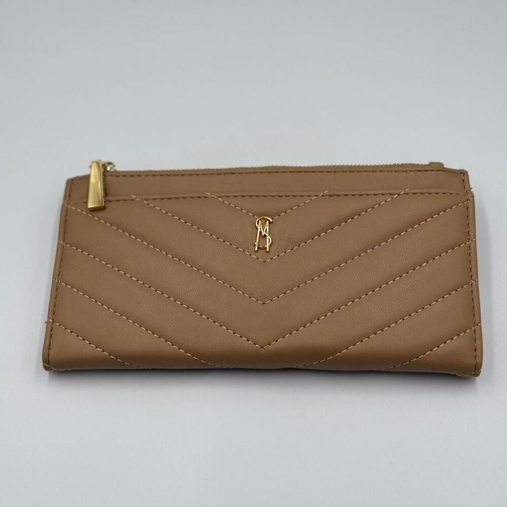 Steve-madden Women's Tan Snap Wallet